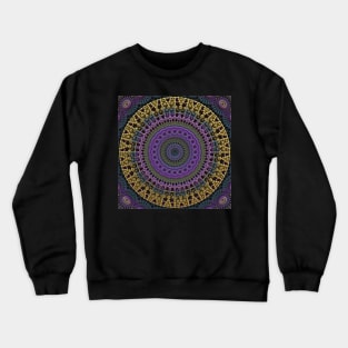 3-D Fractal Mandala Crewneck Sweatshirt